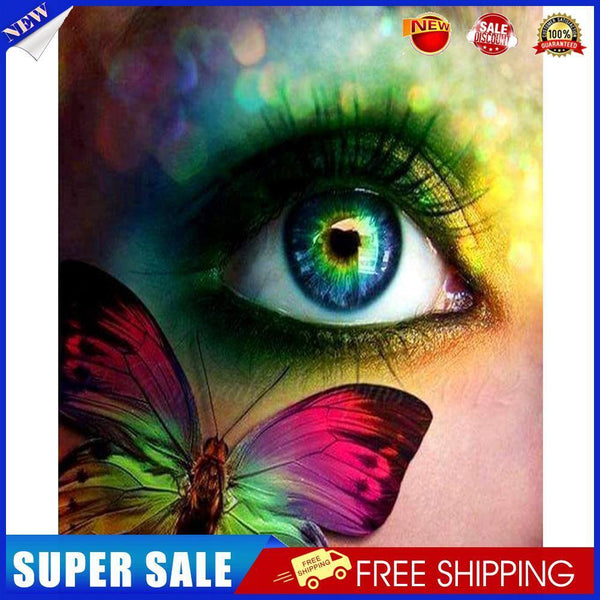 Green eyes 40x50cm Oil Paint By Numbers Picture DIY Painting M653