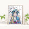 5D Diamond Painting Geisha Girl Partial Special Shape Drill DIY Mosaic Picture