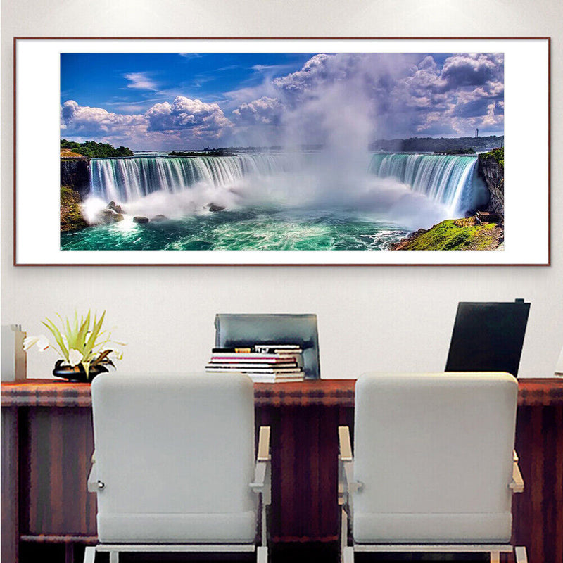 5D DIY Diamond Painting Landscape Full Round Drill Kit Rhinestones Home Decor
