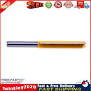 1/4x3/8x50 Long Straight Router Bit 2 Flute 1/4'' Shank Woodworking Cutter Newly
