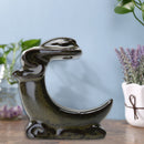 Incense Burner Ceramic Backflow Incense Cone Tower Home Decor (Moon Bay)