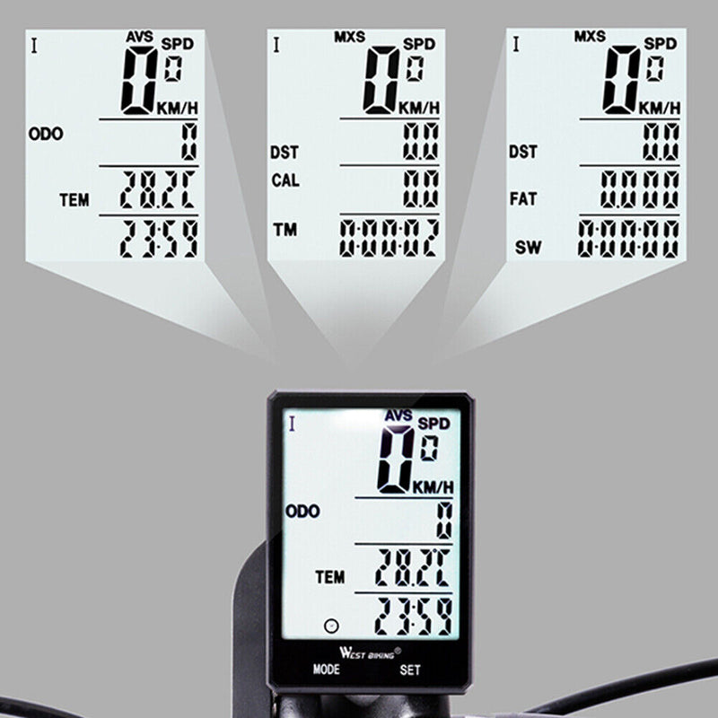 WEST BIKING Bicycle Computer MTB Road Bike Speedometer Odometer (Wired) Newly