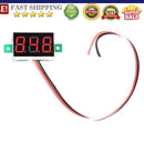Portable Digital Voltmeter DC0-100V Red Light LED Panel Voltage Meter