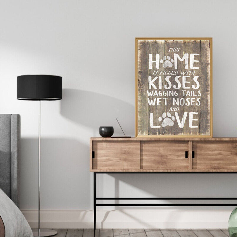 Letters Drawing Frameless DIY Oil Paint by Numbers Canvas Home Decoration