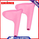 2pcs Women Girls Portable Urinal Outdoor Stand Up Pee Urination Device Pink