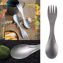 titanium alloy Spoon Cookware EDC Outdoor tool Cutlery Fork Ultralight Spork