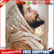 Frameless Oil Paint By Numbers Pastor DIY Canvas Picture Craft Kit for Home