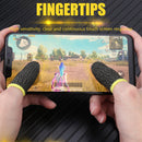 2x Breathable Game Controller Finger Cover Sweat Proof Thumb Sleeve (D) Newly