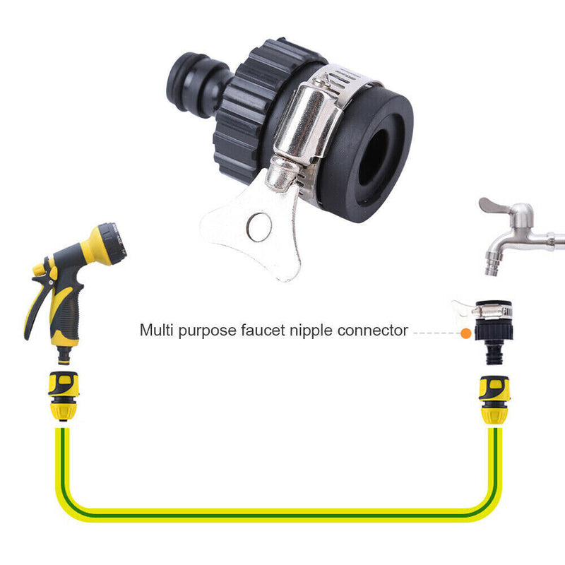 Water Faucet Water Tap Adapter Garden Connector Hose Adapter Pipe Fitting
