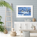 Full Embroidery Winter Snow Printed Canvas DIY 11CT Needlework Sets Home De