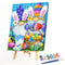 Easter Gnome Oil Paint By Numbers Kits Canvas DIY Picture Hand Painted Wall Art