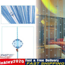 Decorative String Curtain Beads Wall Panel Fringe Room Door Window Blue Newly