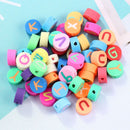 Crafts Bracelet Beaded Polymer Clay Beads Loose Beads Alphabet Heart Eyes