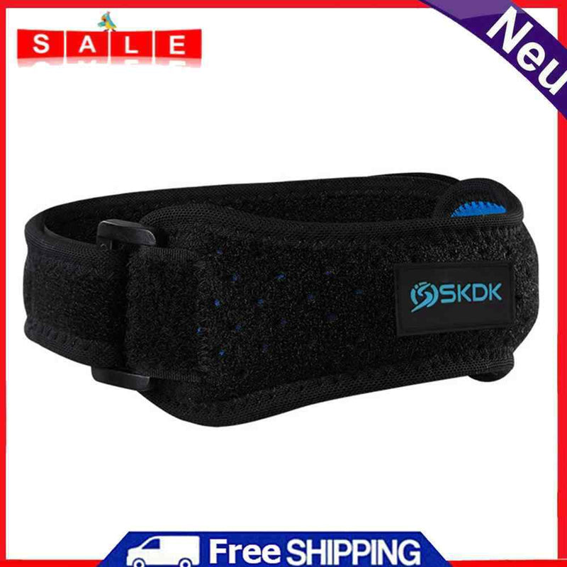 Adjustable Patella Knee Tendon Strap Kneepad Stand Belt Sport Knee Brace Black