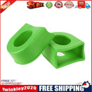 2pcs/set Bicycle Crankset Crank Wheel Protective Sleeve Protector (Green)