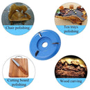 3 Teeth Plane Wood Carving Disc Polishing Grinding Tool Milling Cutter Newly