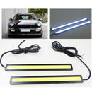 2pcs Waterproof 12V LED COB Car Auto DRL Driving Daytime Running Lamp Fog Newly