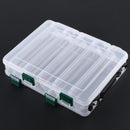 Double Sided 5+5 Compartment High Strength Clear Plastic Fishing Bo