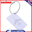 Colorful Luggage Day Aluminum Aluminum + Stainless Steel Checked Boarding Pass Airplane Pattern T