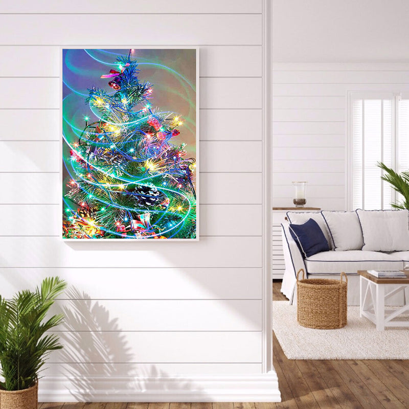 5D DIY Christmas Tree Diamond Painting Kits Full Square Drill Wall Decor Crafts