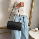 Fashion Alligator PU Leather Women Handbag Totes Female Flap Daily Shoulder Bag