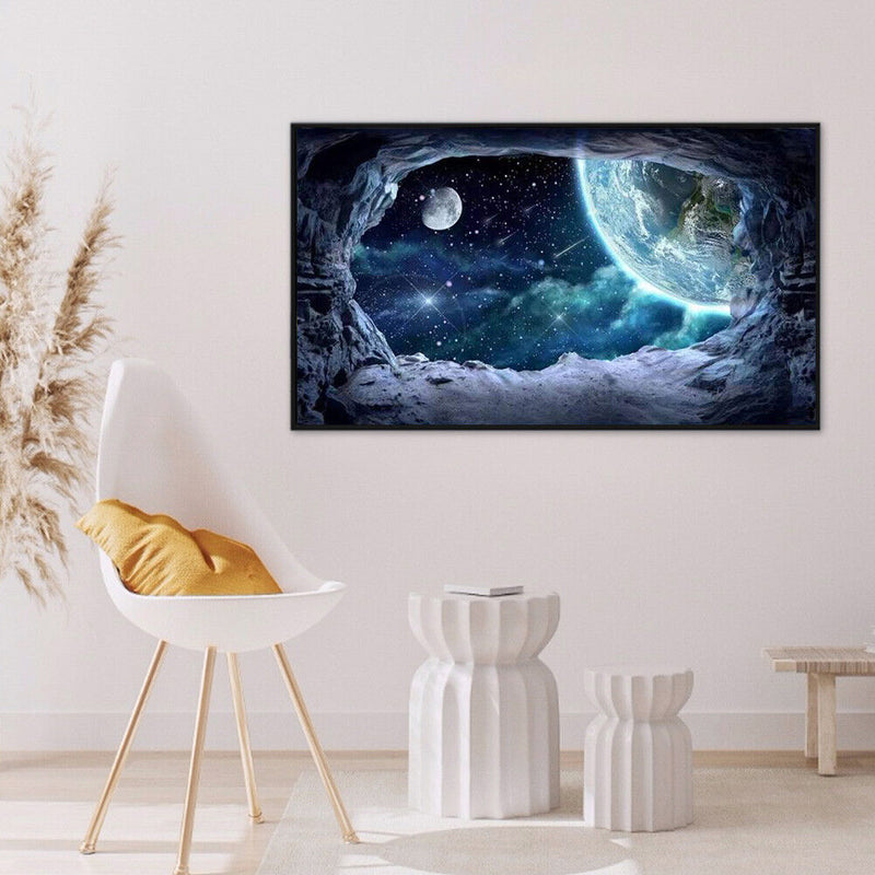 5D Kit Rhinestone Pictures DIY Cosmic Planet Full Round Drill Diamond Paint