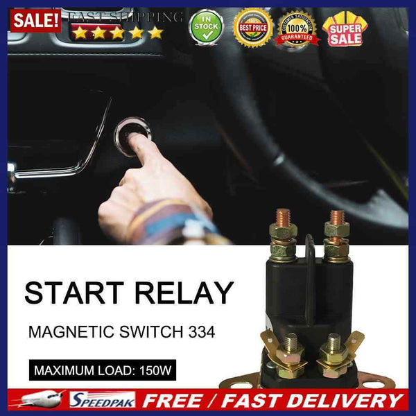 Automotive Starter Relay Accessories 12VDC Car Starter Solenoid Relay Switc