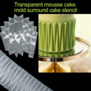 Transparent Plastic Birthday Cake Chocolate Printing Mold O. Cake Tool Z0I9 G7D6