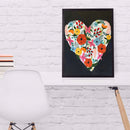 5D DIY Diamond Embroidery Heart Round Drill Diamond Painting Kit Bedroom Decor