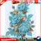 5D DIY Part Special Shaped Drill Diamond Painting Flowers Drawing Newly