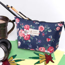 Print Travel Cosmetic Handbag Portable Women Oxford Makeup Wash Pouch Organiz