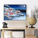 Santa Claus 50x40cm Oil Paint By Numbers Picture DIY