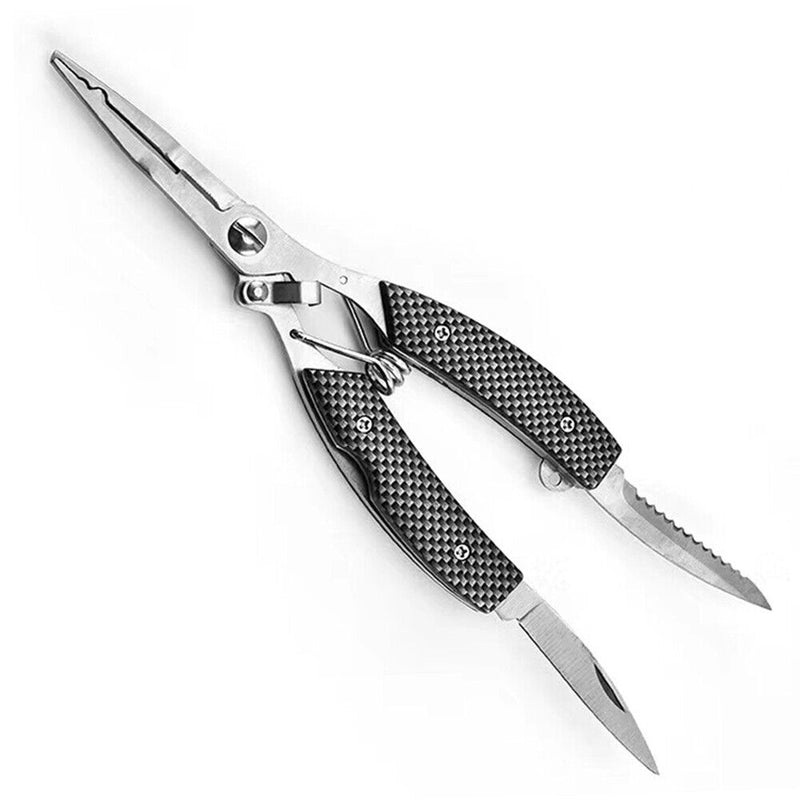 Multifunction Fishing Pliers Scissor ure Cutter Hook Remover Cutting Tongs Tool