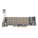 M.2 NVME M+B Key SSD to PCIE Adapter Module PCI-E 3.0 X4 SATA Expansion Card