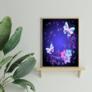 Oil Paint By Numbers Butterfly Coloring Picture Digital Drawing