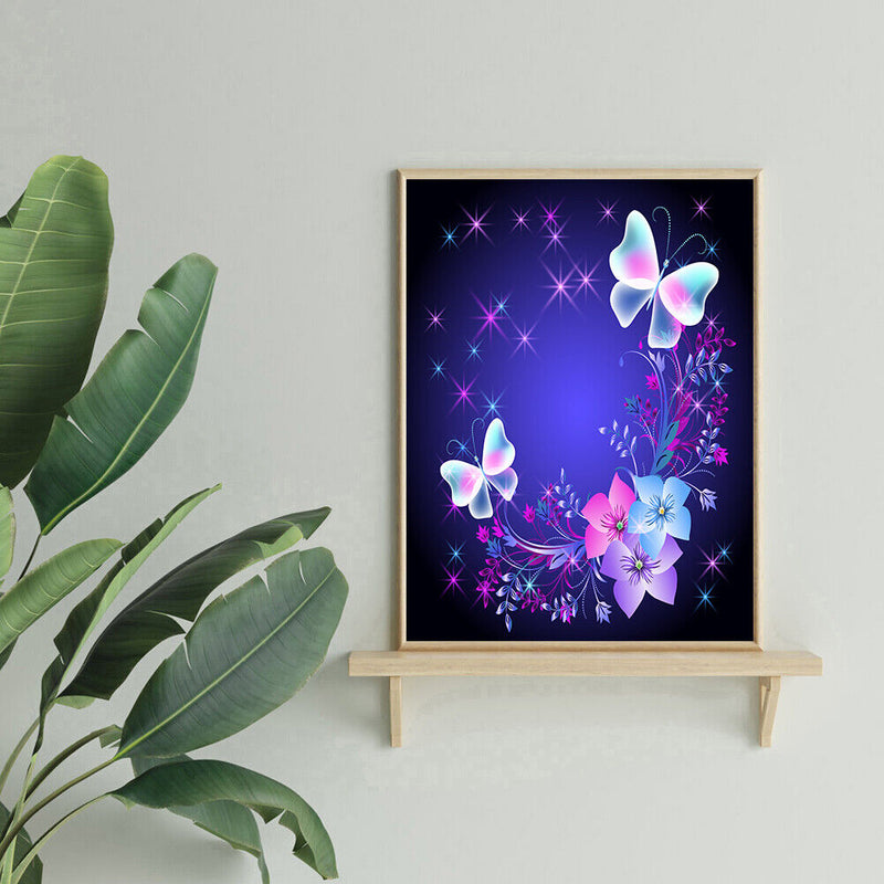 Oil Paint By Numbers Butterfly Coloring Picture Digital Drawing