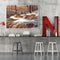 Frameless Oil Paint By Numbers Wall Art Posters Picture Craft Kit Home Gifts
