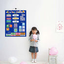 Bag Daily Preschool Chart Board Kids Calendar Schedule Pocket Chart Education