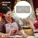 #A Wedding Cake Silicone Flower Lace Fondant Mold Sugar Craft Icing Mat Decorati