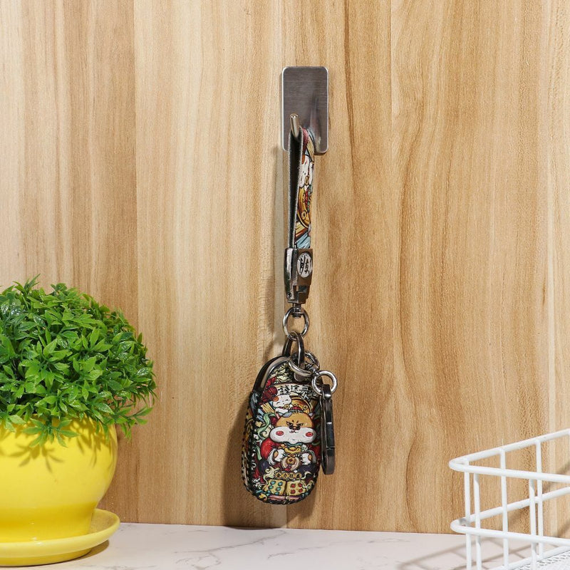 Wall Sticky Steel Bathroom  Accessories Wall Hook Towel Holder Hanger Storage