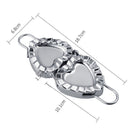Stainless Steel Dumpling Maker DIY Jiaozi Ravioli Making Dough Mold (Heart)