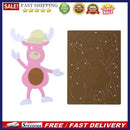 Christmas Calf Metal Stencil Scrapbook Craft DIY Die Cuts Template Folder-1