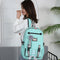 #A Casual Backpack Large-capacity Bookbag Pompom Sports Backpack for Outdoor S