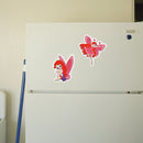 #A 2pcs DIY Refrigerator Magnet Diamond Drawing Full Round Drill Cartoon Decor