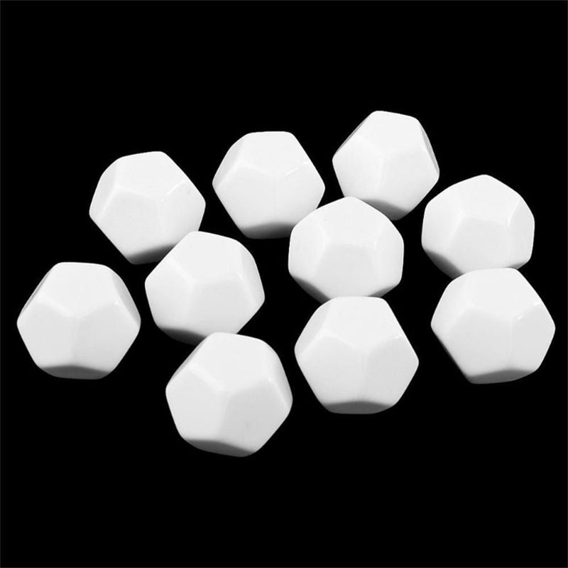 Dungeons and Dragons Glitter Blank Dices Iidescent Dice Set Game Accessory