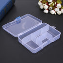 5x Plastic Adjustable Box Divider Clip Lock Jewelry Earring Case for Kol