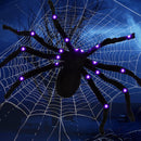 Halloween Decoration Black Spider Haunted House Prop Indoor Outdoor Giant Decor`