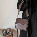 Women Zipper Solid Color Crossbody Bag Female PU Leather Small Designer Clutch