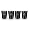 #A 350ml 4pcs Stainless Steel Camping Cup Coffee Tea Beer Wine Drinking Water Mu