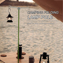 Camping Lantern Lamp Bracket Folding Storage Hook Table Hanging Light Holders